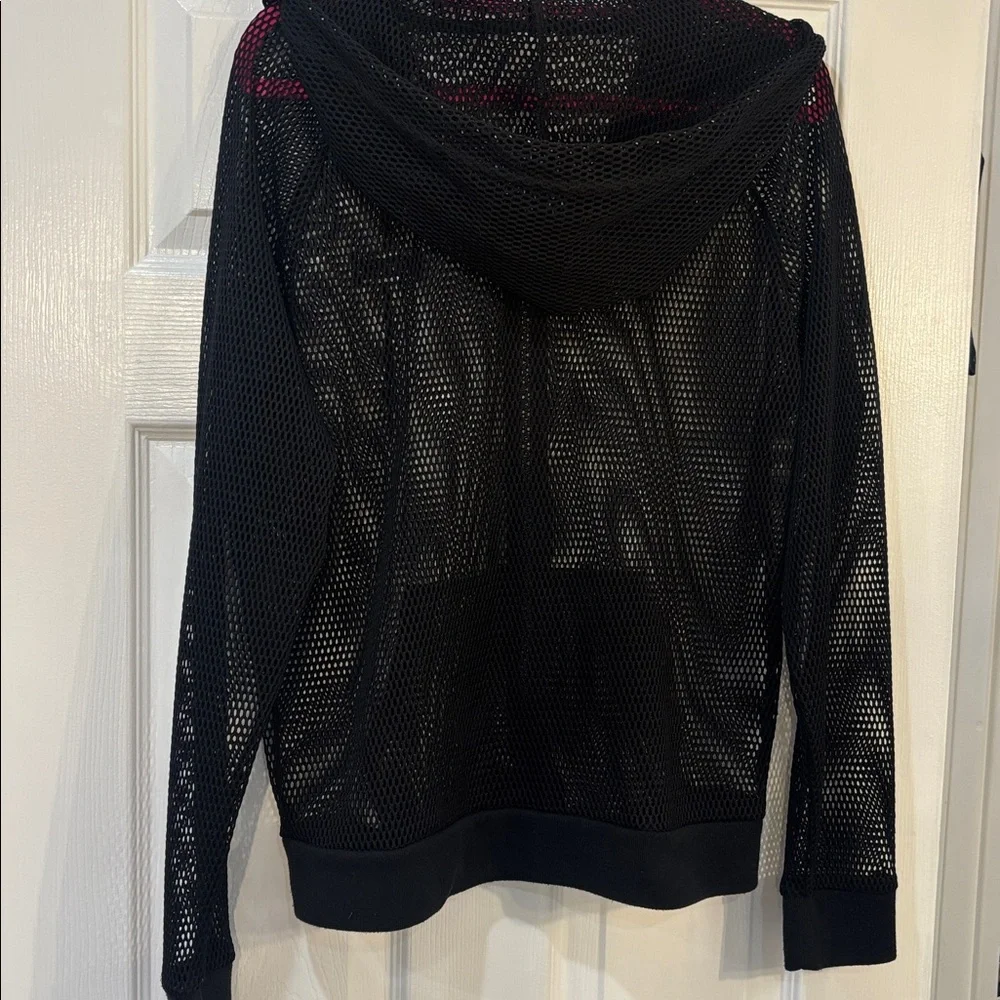 PINK Victoria's Secret Black Mesh Jacket - Picture 7 of 7